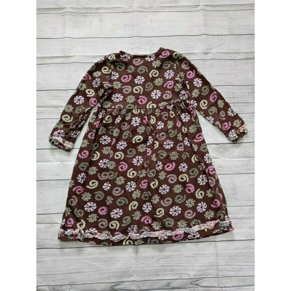 8 Hanna Andersson Leaf Print Dress - Picture 3 of 6